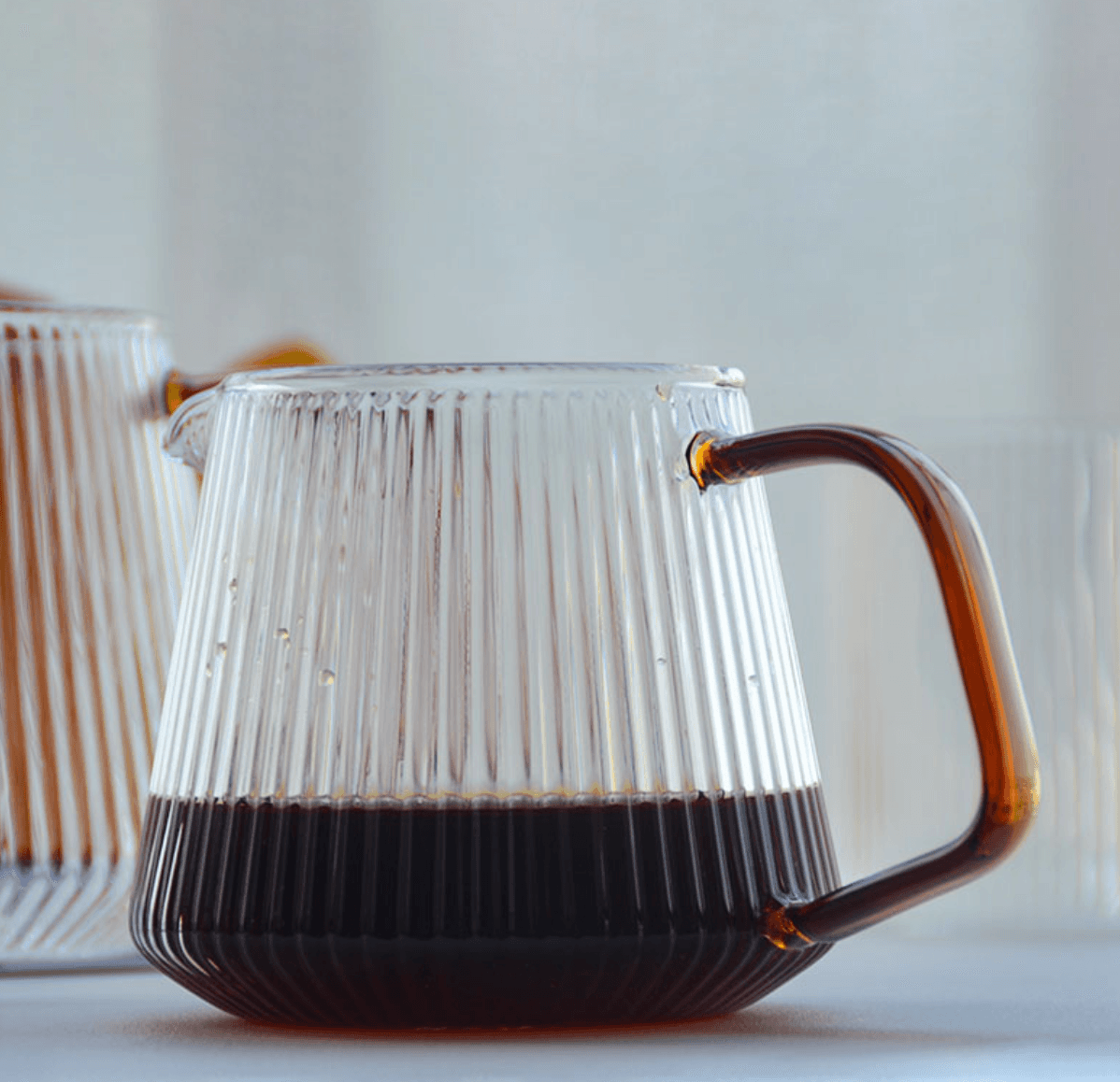 條紋茶壺 咖啡壺