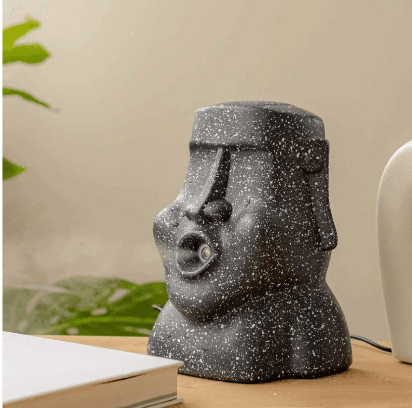 復活島石像加濕香薰機 擺飾