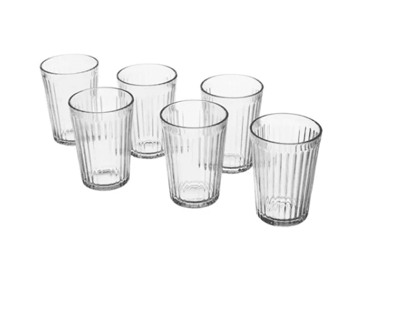 直紋水杯 一組6個