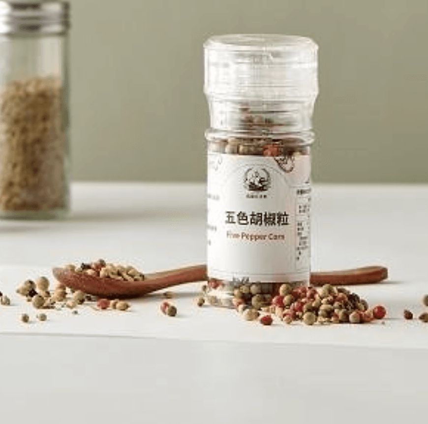 調味料 研磨（海鹽/五色胡椒/香料）一組3個
